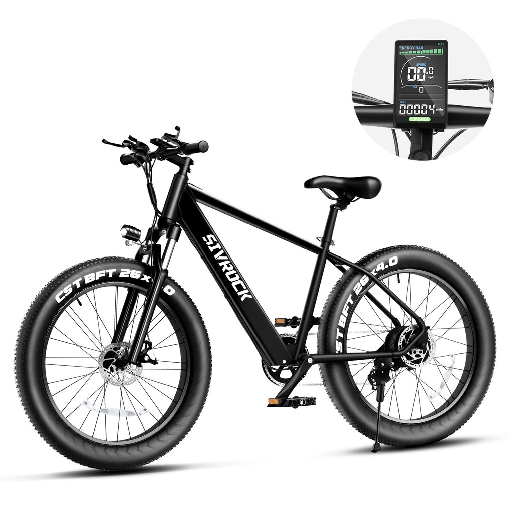 Bicicleta eléctrica profesional para adultos, bicicleta de montaña eléctrica con neumáticos anchos de 26 x 4 pulgadas, motor de 1000 W, batería de 48 V y 15 Ah, ideal para rutas, excursiones y desplazamientos diarios. Certificación UL y GCC.