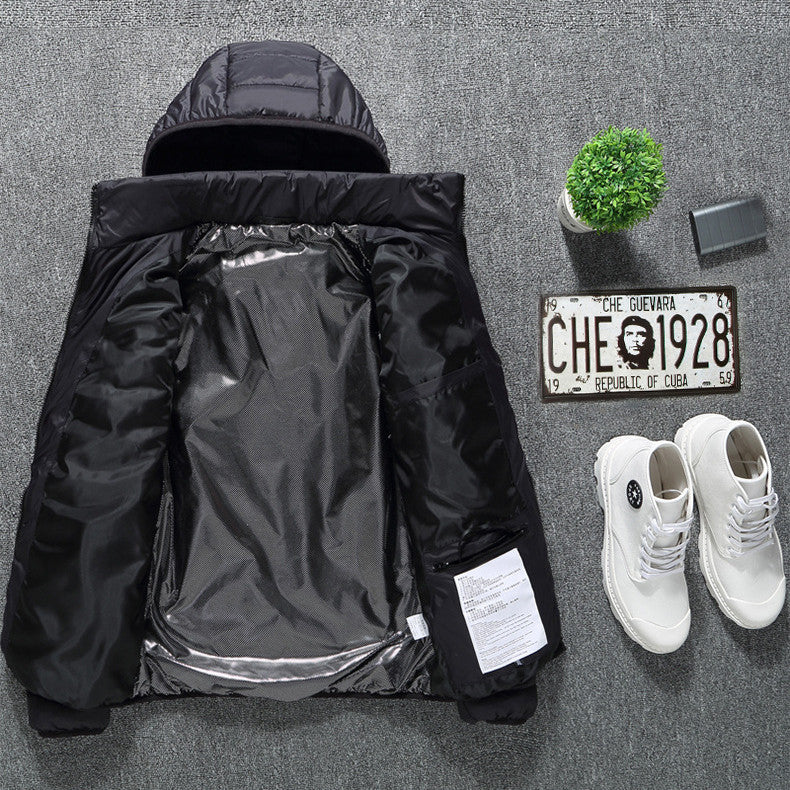 Chaqueta térmica de invierno con calefacción USB, abrigo de algodón con cremallera, calentador térmico, chaleco calefactor para hombre.