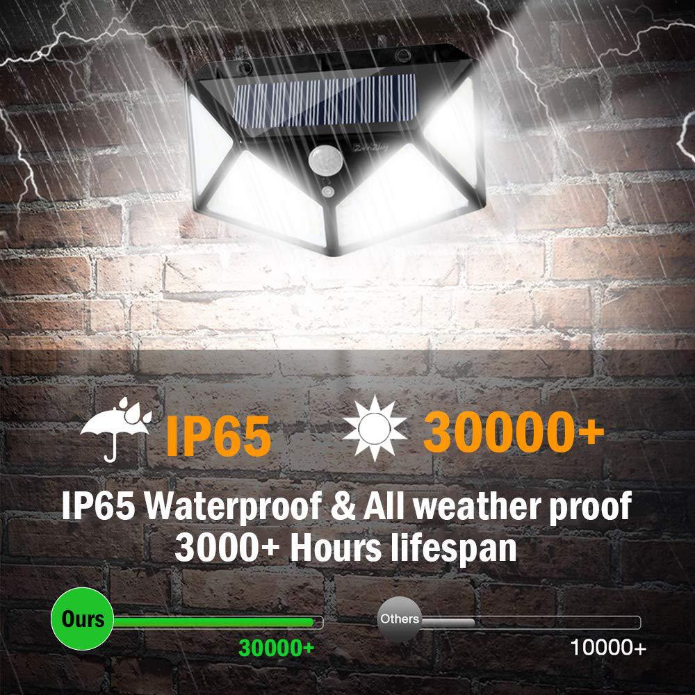 Lámpara de pared solar LED