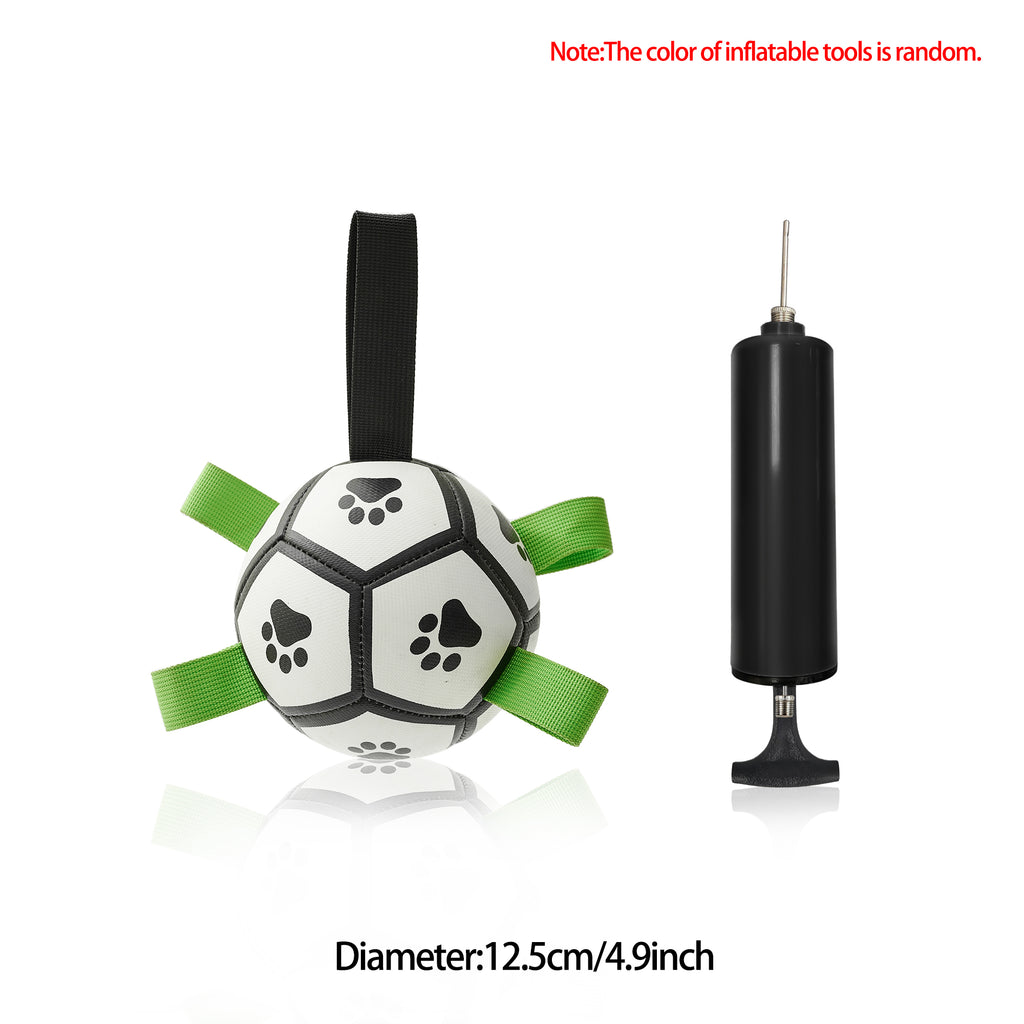 Pelota de fútbol inflable interactiva para perros, juguete de entrenamiento para perros, pelotas para Border Collie para perros grandes, artículos para mascotas