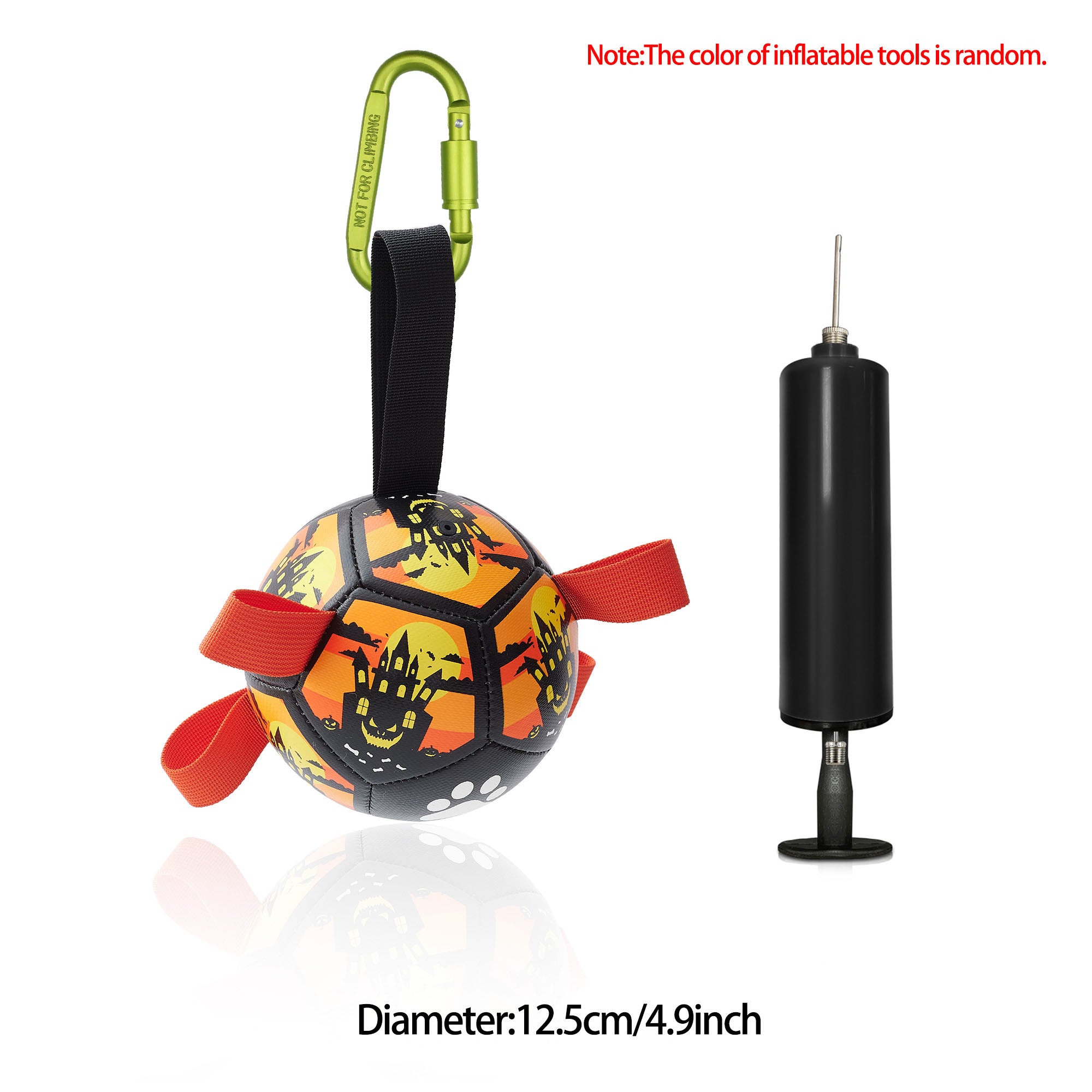 Pelota de fútbol inflable interactiva para perros, juguete de entrenamiento para perros, pelotas para Border Collie para perros grandes, artículos para mascotas