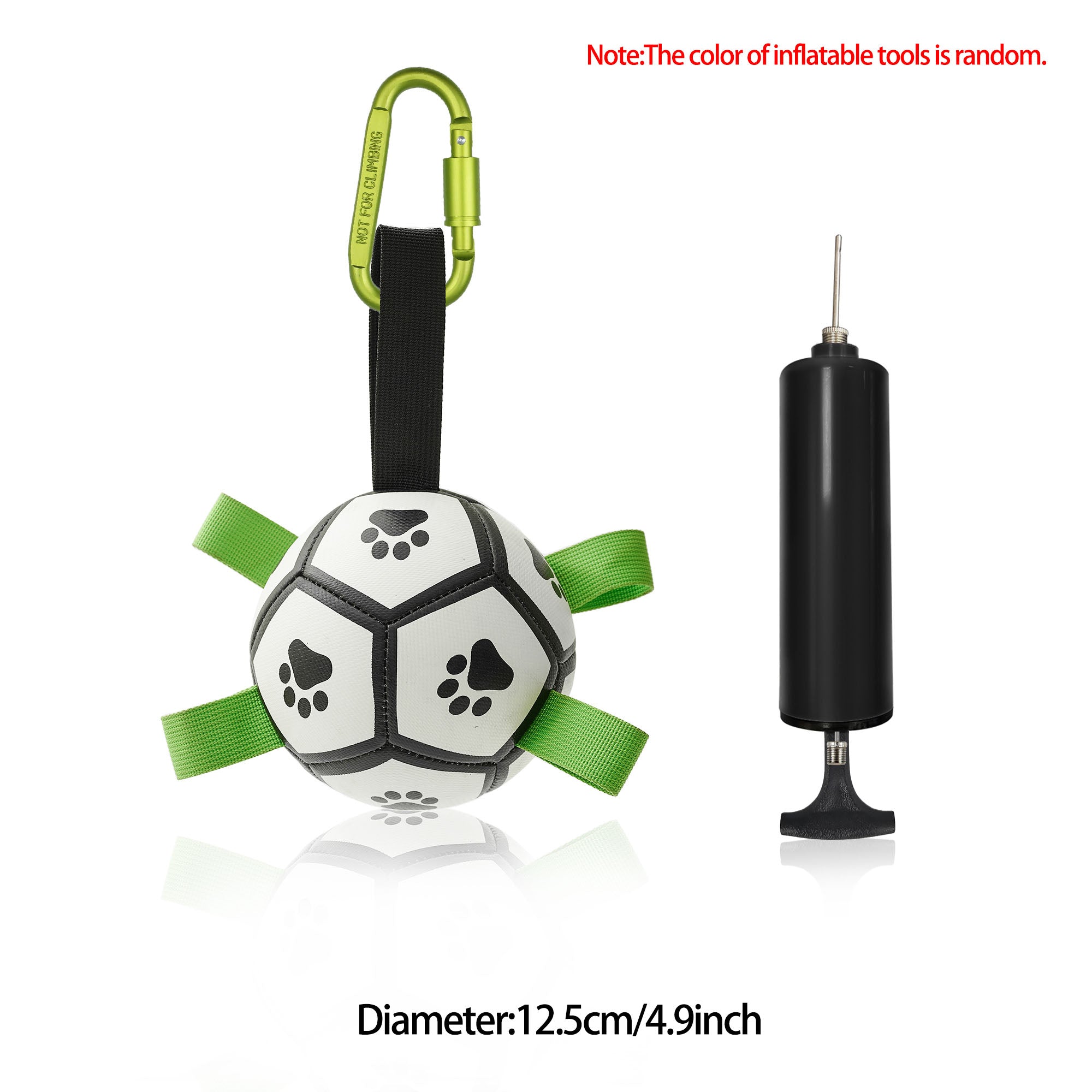 Pelota de fútbol inflable interactiva para perros, juguete de entrenamiento para perros, pelotas para Border Collie para perros grandes, artículos para mascotas
