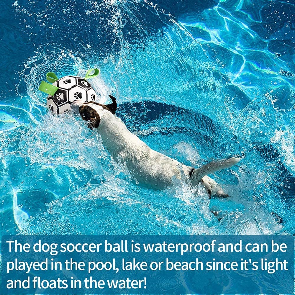 Pelota de fútbol inflable interactiva para perros, juguete de entrenamiento para perros, pelotas para Border Collie para perros grandes, artículos para mascotas