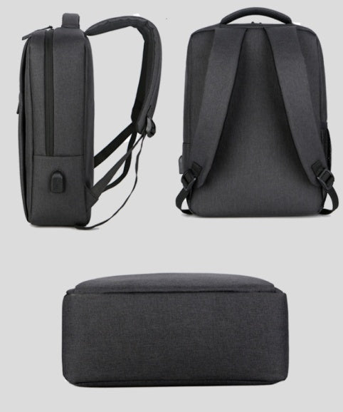 Mochila recargable impermeable y resistente a los golpes para portátil