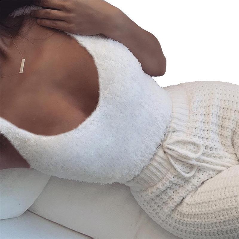 Conjunto de pijama de 3 piezas para mujer: top corto de manga larga y shorts con cordón ajustable.