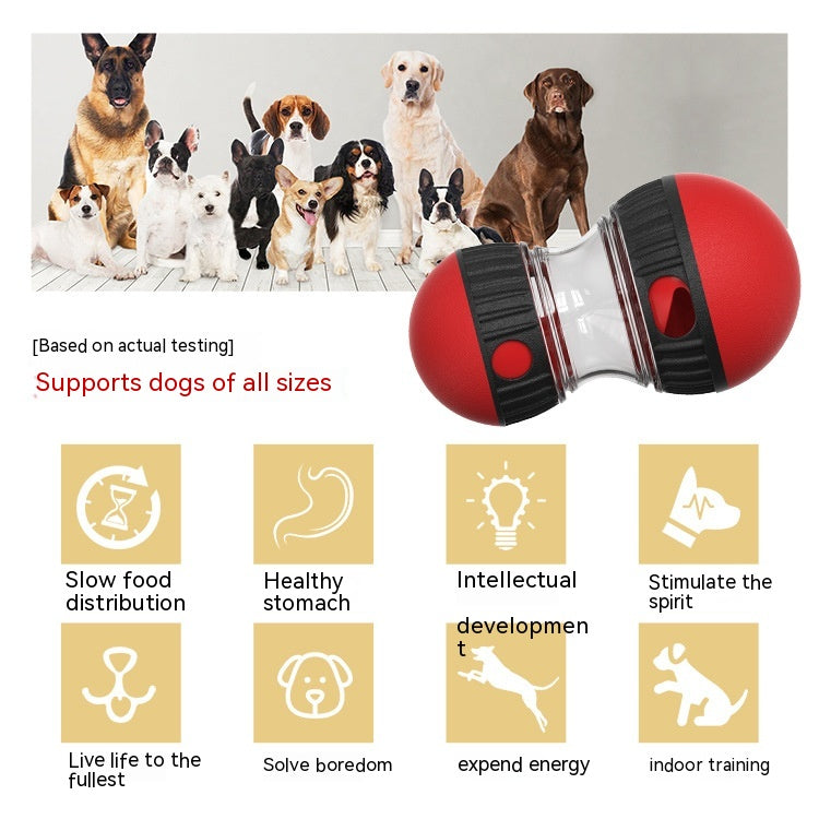 Juguete dispensador de comida para perros, vaso con forma de pelota que gotea, juguetes interactivos de alimentación lenta, protege el estómago, aumenta la inteligencia de las mascotas, juguetes para mascotas