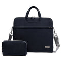 Bolso para portátil de piel sintética para mujer, maletín para MacBook Air de 13,3, 14 y 15,6 pulgadas, bolso de hombro para hombre, bolso para ratón.
