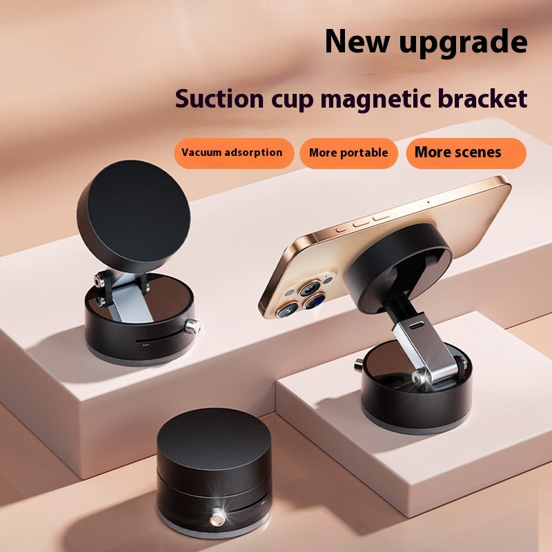 Soporte magnético plegable para teléfono móvil para coche con ventosa, compatible con navegación manos libres para smartphone.
