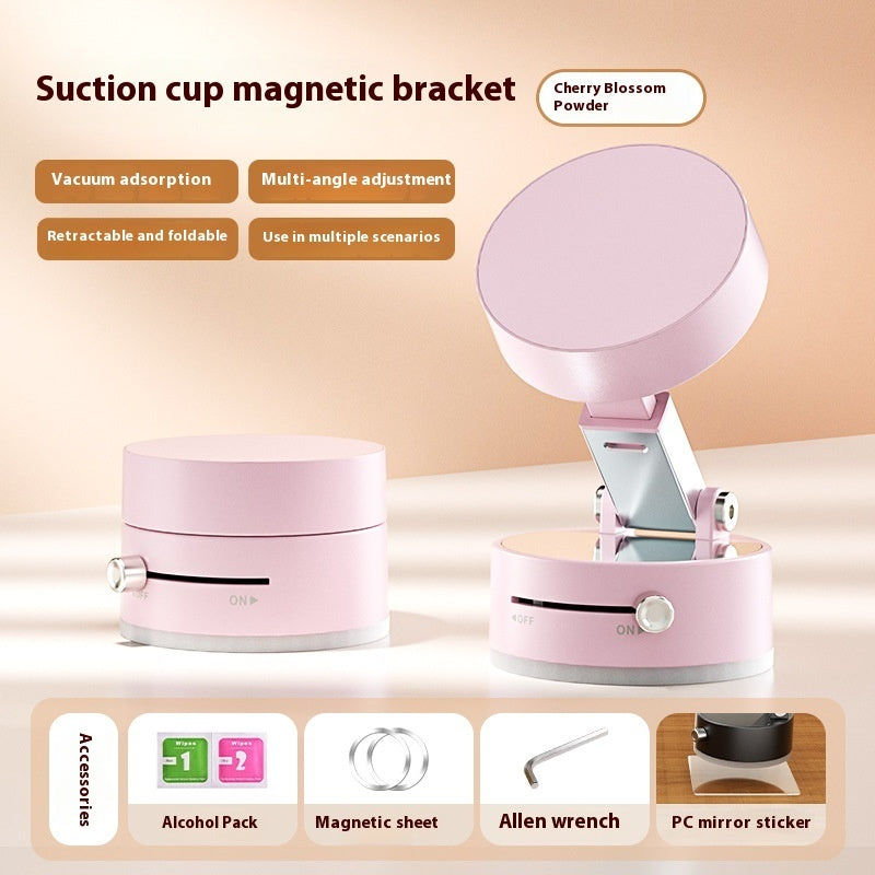 Soporte magnético plegable para teléfono móvil para coche con ventosa, compatible con navegación manos libres para smartphone.