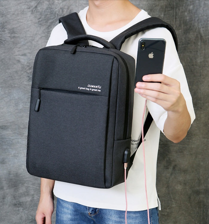 Mochila recargable impermeable y resistente a los golpes para portátil