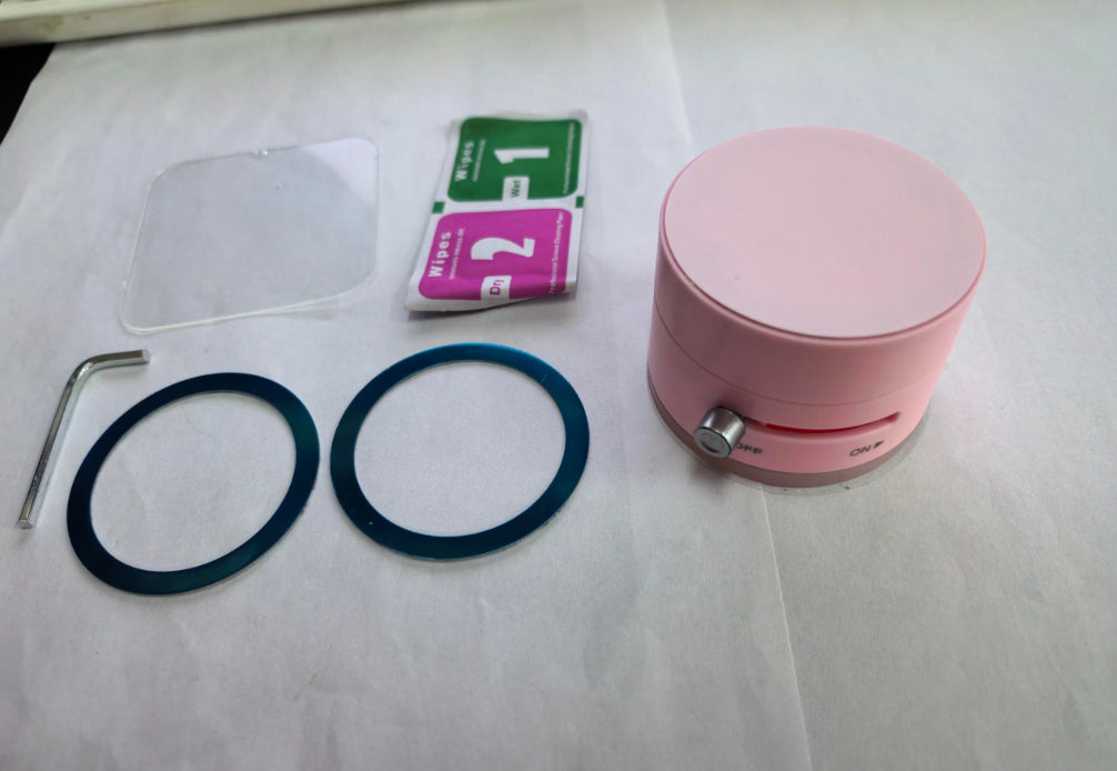 Soporte magnético plegable para teléfono móvil para coche con ventosa, compatible con navegación manos libres para smartphone.