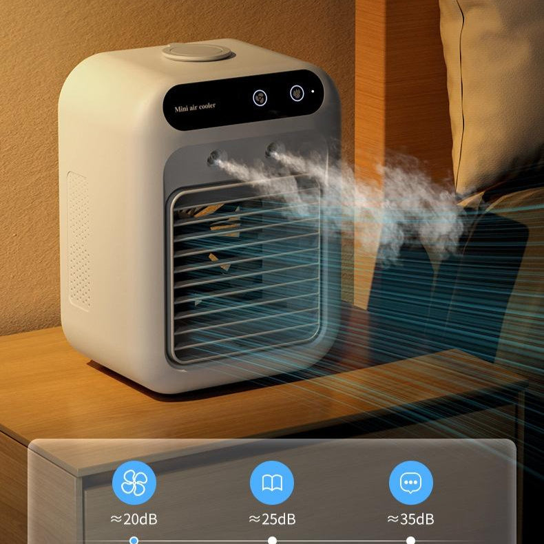Aire acondicionado Ventilador enfriador de aire Ventilador de refrigeración por agua Aire acondicionado para habitación Oficina Aire acondicionado portátil para automóviles