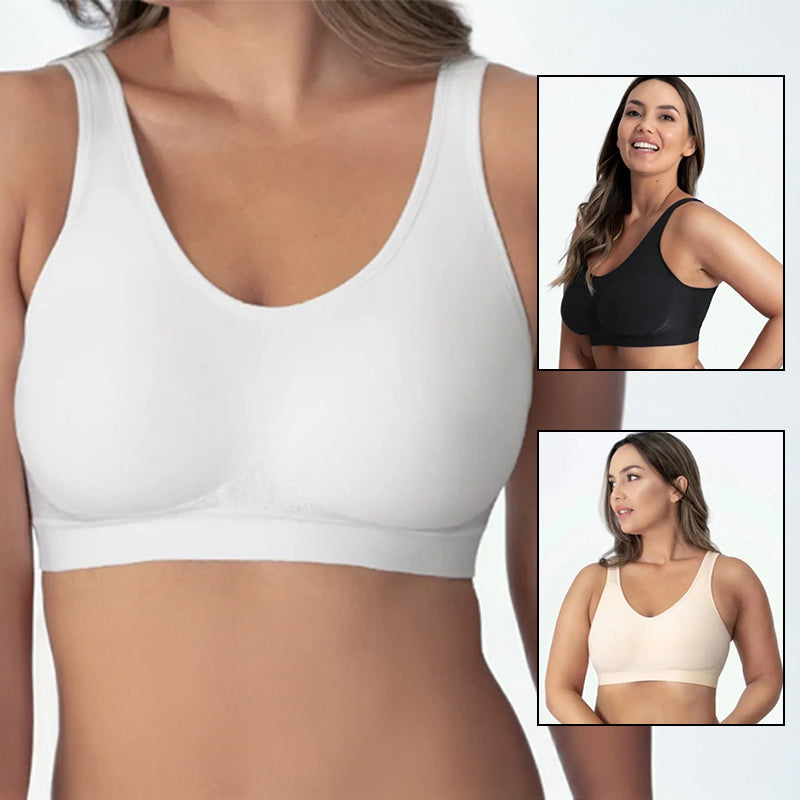 Sujetador moldeador premium de tallas grandes S-3XL para mujer, lencería sexy y brillante, ropa interior femenina.