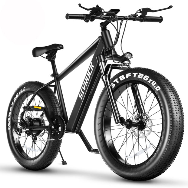 Bicicleta eléctrica profesional para adultos, bicicleta de montaña eléctrica con neumáticos anchos de 26 x 4 pulgadas, motor de 1000 W, batería de 48 V y 15 Ah, ideal para rutas, excursiones y desplazamientos diarios. Certificación UL y GCC.