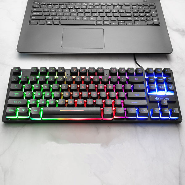 Teclado mecánico para juegos electrónicos y teclado para portátil