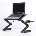 Soporte de mesa para portátil con diseño ergonómico plegable y ajustable, ideal para ultrabooks, netbooks o tabletas, con alfombrilla para ratón.