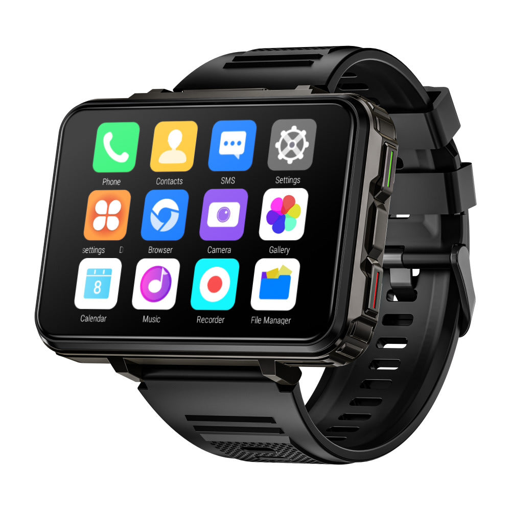 Reloj inteligente de pantalla grande, sistema Android 4G, cámara dual.