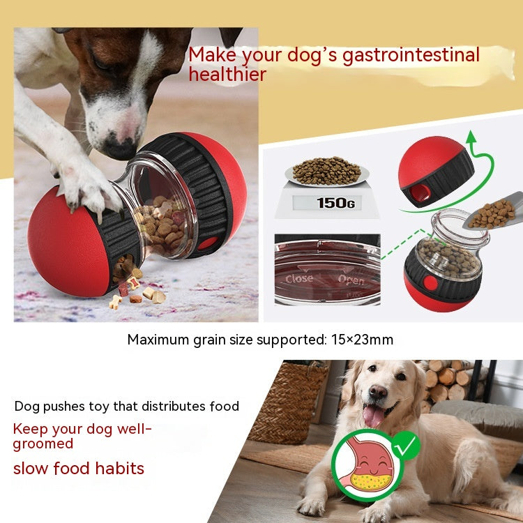 Juguete dispensador de comida para perros, vaso con forma de pelota que gotea, juguetes interactivos de alimentación lenta, protege el estómago, aumenta la inteligencia de las mascotas, juguetes para mascotas