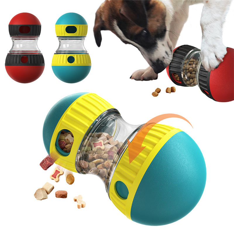 Juguete dispensador de comida para perros, vaso con forma de pelota que gotea, juguetes interactivos de alimentación lenta, protege el estómago, aumenta la inteligencia de las mascotas, juguetes para mascotas