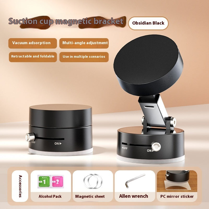 Soporte magnético plegable para teléfono móvil para coche con ventosa, compatible con navegación manos libres para smartphone.