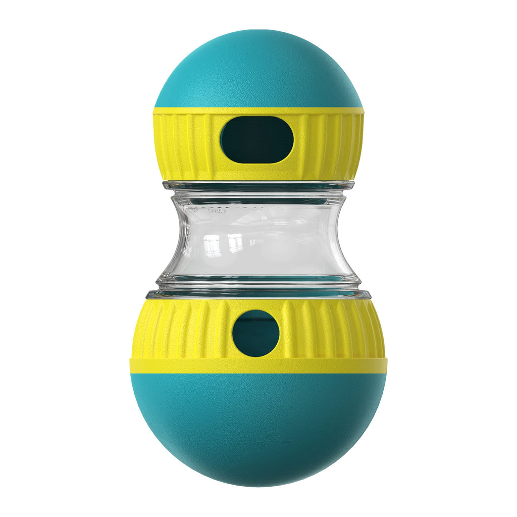 Juguete dispensador de comida para perros, vaso con forma de pelota que gotea, juguetes interactivos de alimentación lenta, protege el estómago, aumenta la inteligencia de las mascotas, juguetes para mascotas