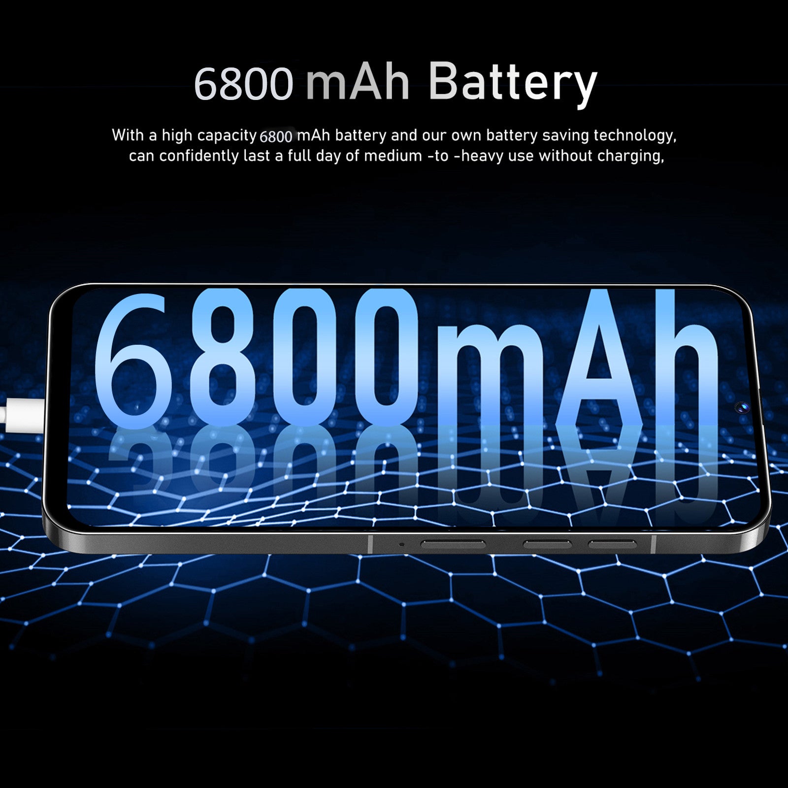 30 teléfonos Pro desbloqueados, smartphone de 6 GB y 128 GB, pantalla HD de 6,5 pulgadas, Android 14.0, batería de gran capacidad de 6800 mAh, doble SIM, reconocimiento facial, GPS.