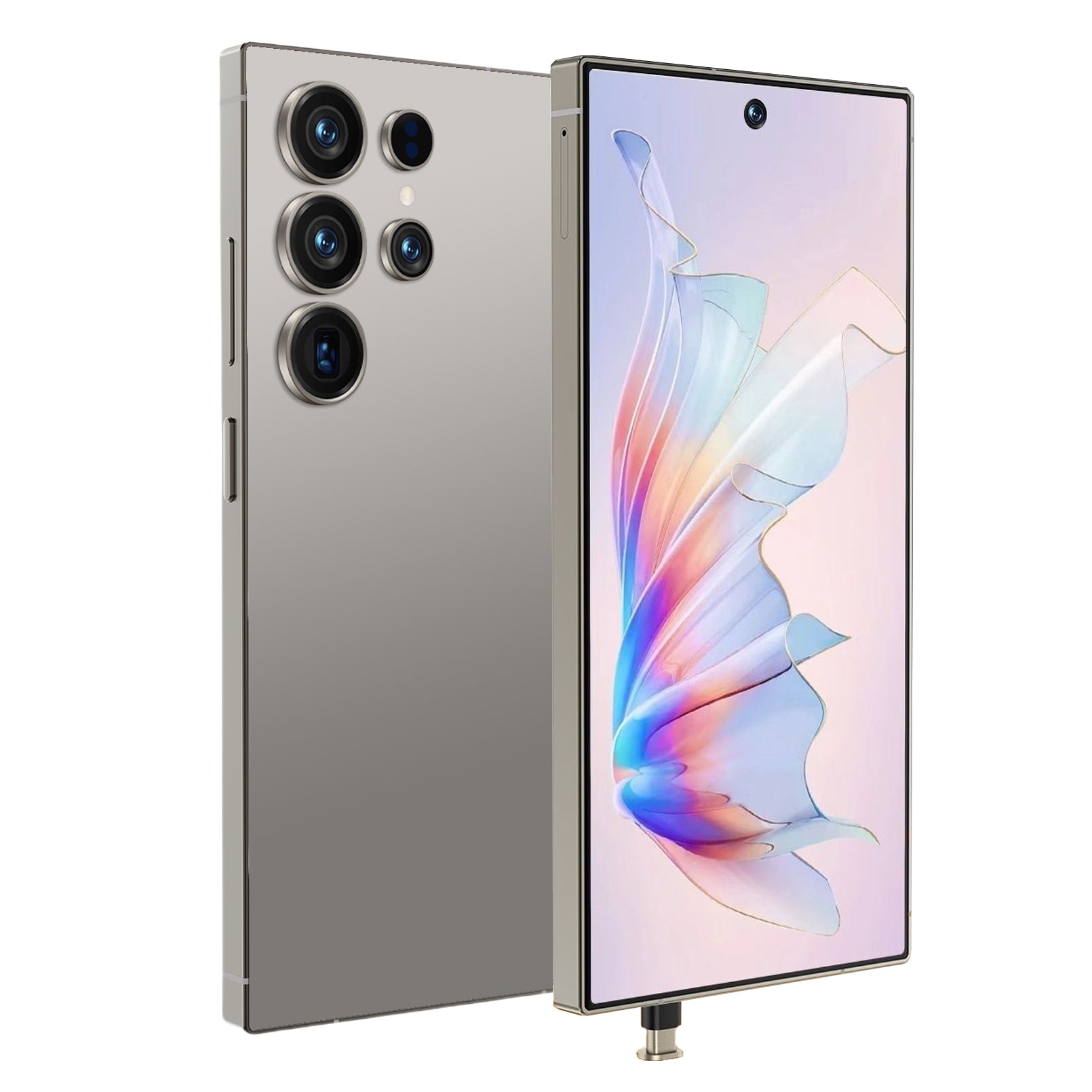 Smartphone C25 desbloqueado, 8 GB de RAM, 256 GB de almacenamiento, Android 14.0, batería de 6800 mAh, pantalla de 6,8 pulgadas, 5G.